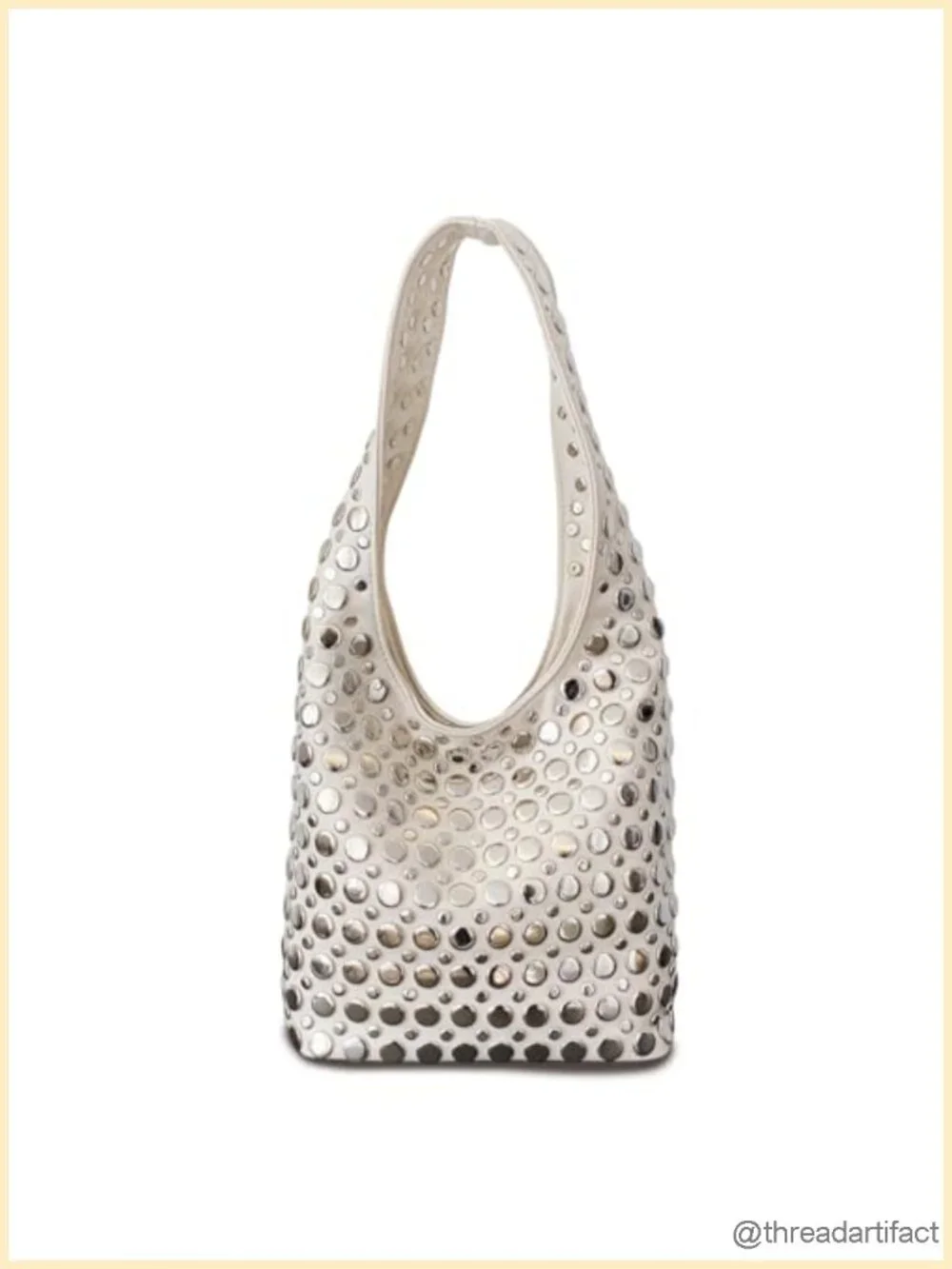 Punk Studded Hobo Shoulder Bag Tote Handbag Fall Trend